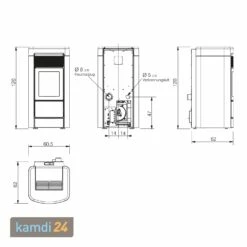 ITC Layma Idro 22 KW Wasserführender Pelletofen Stahl Bordeaux -Angebote Kamdi24 Store itc layma idro 22 kw wasserfuehrender pelletofen stahl bordeaux 11784 m 6