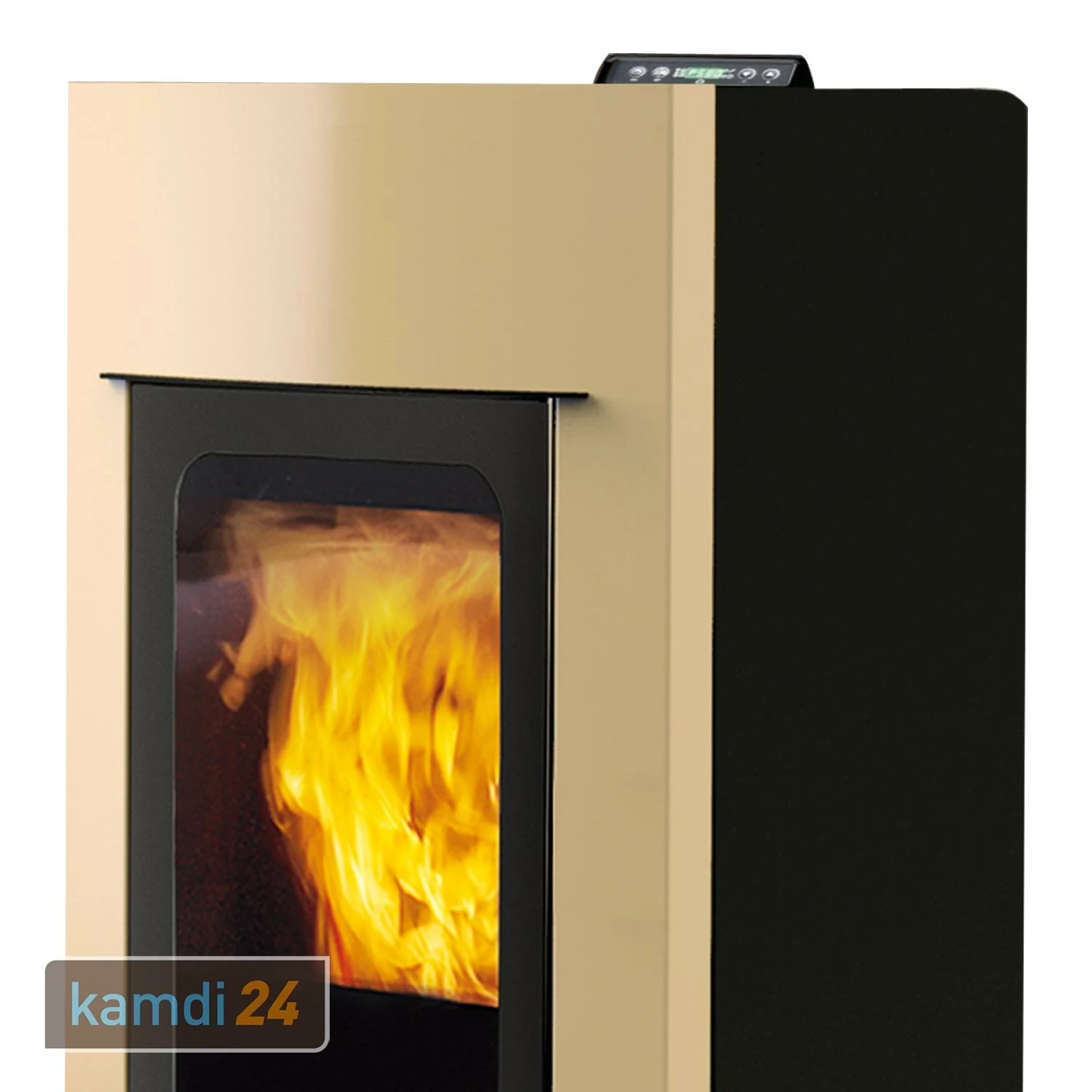 ITC Nelly Più Wasserführender Pelletofen Stahl Pergamena 5 ITC Nelly Più Wasserführender Pelletofen Stahl Pergamena – Bild 3