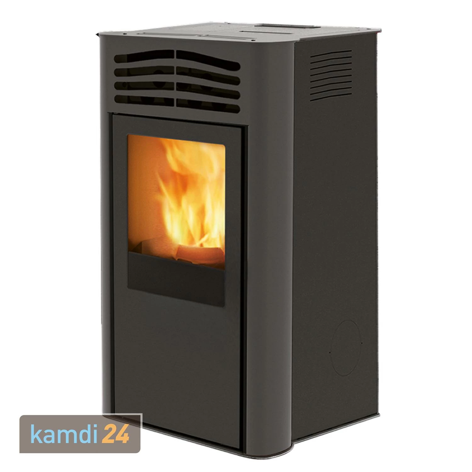 ITC Prima 2 Stahl Grau Pelletofen 4 ITC Prima 2 Stahl Grau Pelletofen – Bild 2