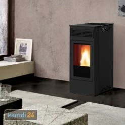 ITC Yulia Pelletofen Stahl Anthrazit