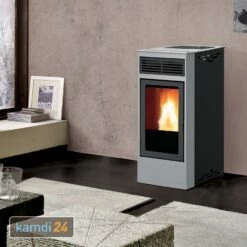 ITC Yulia Pelletofen Stahl Grau