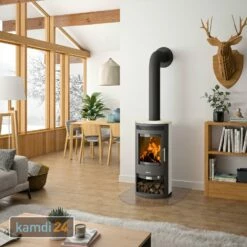 Justus Baltrum 5 D 2.0 Kaminofen Stahl Schwarz / Kalkstein Cream -Angebote Kamdi24 Store justus baltrum 5 d 20 kaminofen stahl schwarz kalkstein cream 24135 m 5