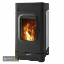 Justus Canis Pelletofen Stahl Schwarz / Speckstein -Angebote Kamdi24 Store justus canis pelletofen stahl schwarz speckstein 19763 m 1