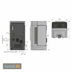 Justus Canis Pelletofen Stahl Schwarz / Speckstein -Angebote Kamdi24 Store justus canis pelletofen stahl schwarz speckstein 19763 m 9