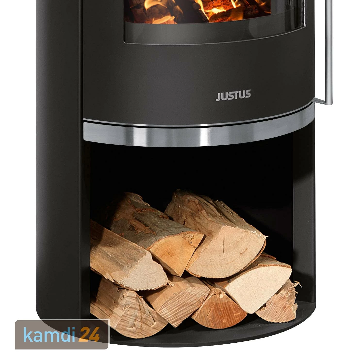 Justus Faro 2.0 Kaminofen Stahl Schwarz 6 Justus Faro 2.0 Kaminofen Stahl Schwarz – Bild 4