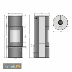 Justus Faro Aqua 2.0 Wasserführender Kaminofen Stahl Gussgrau Mit Speckstein-Verkleidung -Angebote Kamdi24 Store justus faro aqua 20 wasserfuehrender kaminofen stahl gussgrau mit speckstein verkleidung 13422 m 5