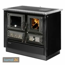 Justus Rustico-90 2.0 Küchenofen Stahl, Schwarz, Backfach Links -Angebote Kamdi24 Store justus rustico 90 20 kuechenofen stahl schwarz backfach links 15254 m 1