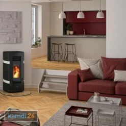 Justus Sia Pelletofen Stahl Schwarz / ConStone Weiß -Angebote Kamdi24 Store justus sia pelletofen stahl schwarz constone weiss 24179 m 3