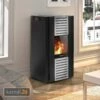 Justus Sirkos Aqua 2.0 Wasserführender Pelletofen Stahl Schwarz