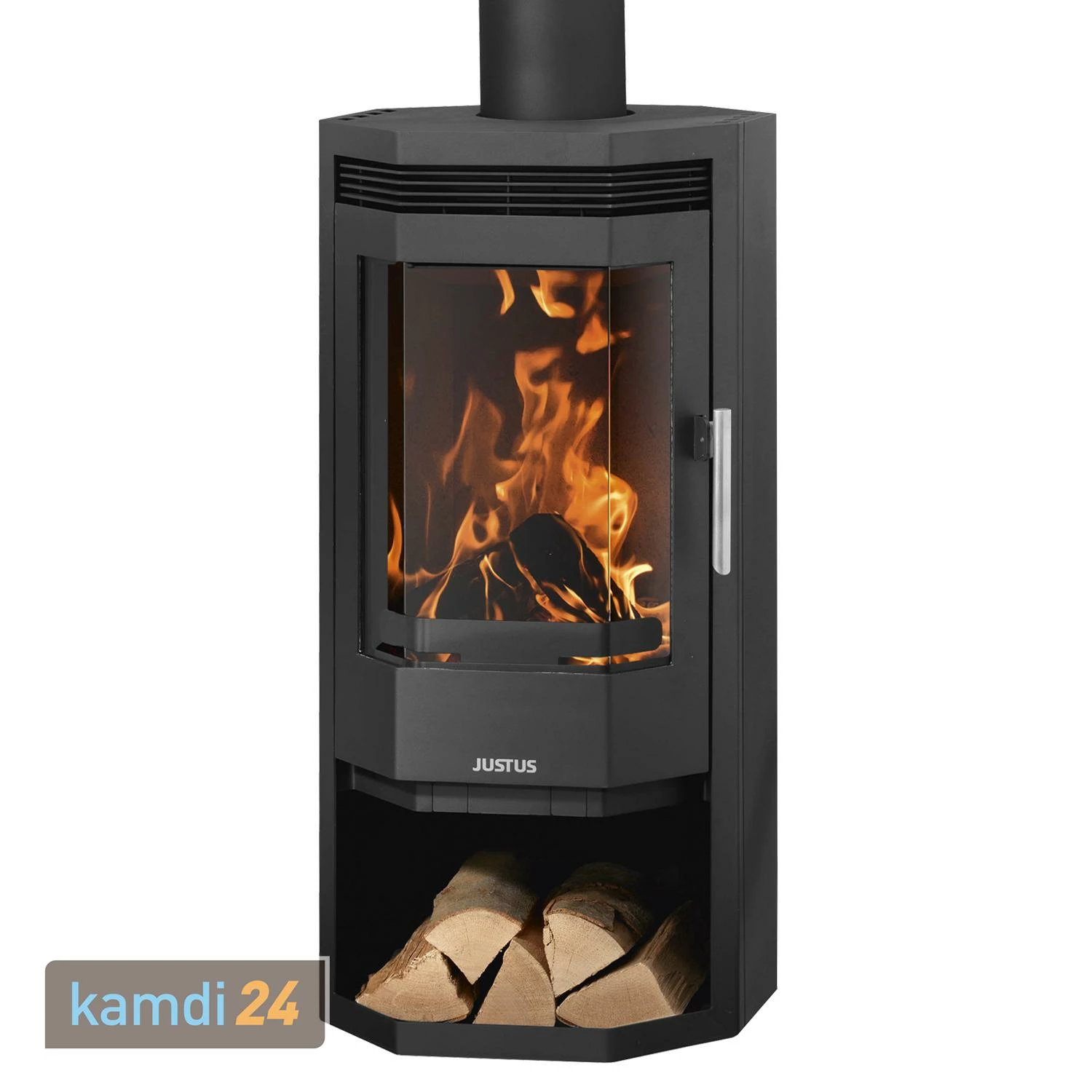 Justus Usedom 5 Kaminofen Stahl Schwarz 4 Justus Usedom 5 Kaminofen Stahl Schwarz – Bild 2