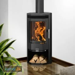 Justus Usedom 5D Kaminofen Stahl Schwarz