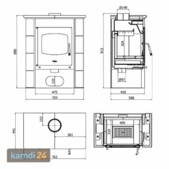Kaminofen HS Flamingo Bali Brown -Angebote Kamdi24 Store kaminofen hs flamingo bali brown 13918 m 6