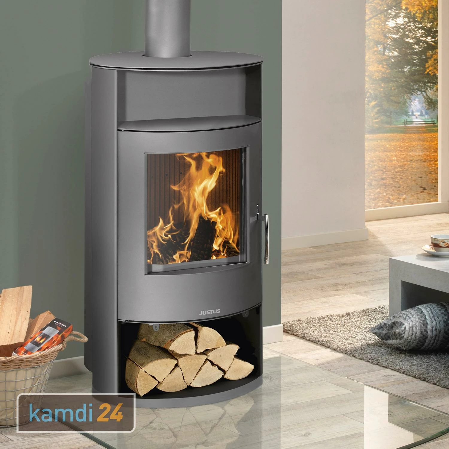 Kaminofen Wasserführend Justus Island Aqua II Stahl Gussgrau 3 Kaminofen Wasserführend Justus Island Aqua II Stahl Gussgrau