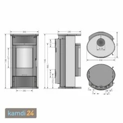 Kaminofen Wasserführend Justus Island Aqua II Stahl Schwarz / Sandstein -Angebote Kamdi24 Store kaminofen wasserfuehrend justus island aqua ii stahl schwarz sandstein 5448 m 6