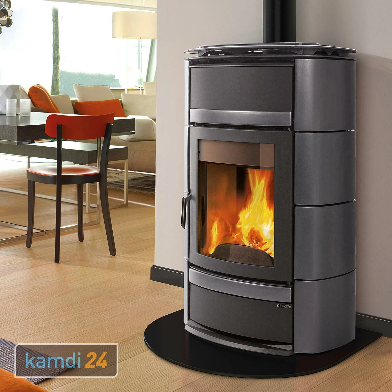 Kaminofen Wasserführend La Nordica Norma S Idro DSA Titanio 3 Kaminofen Wasserführend La Nordica Norma S Idro DSA Titanio