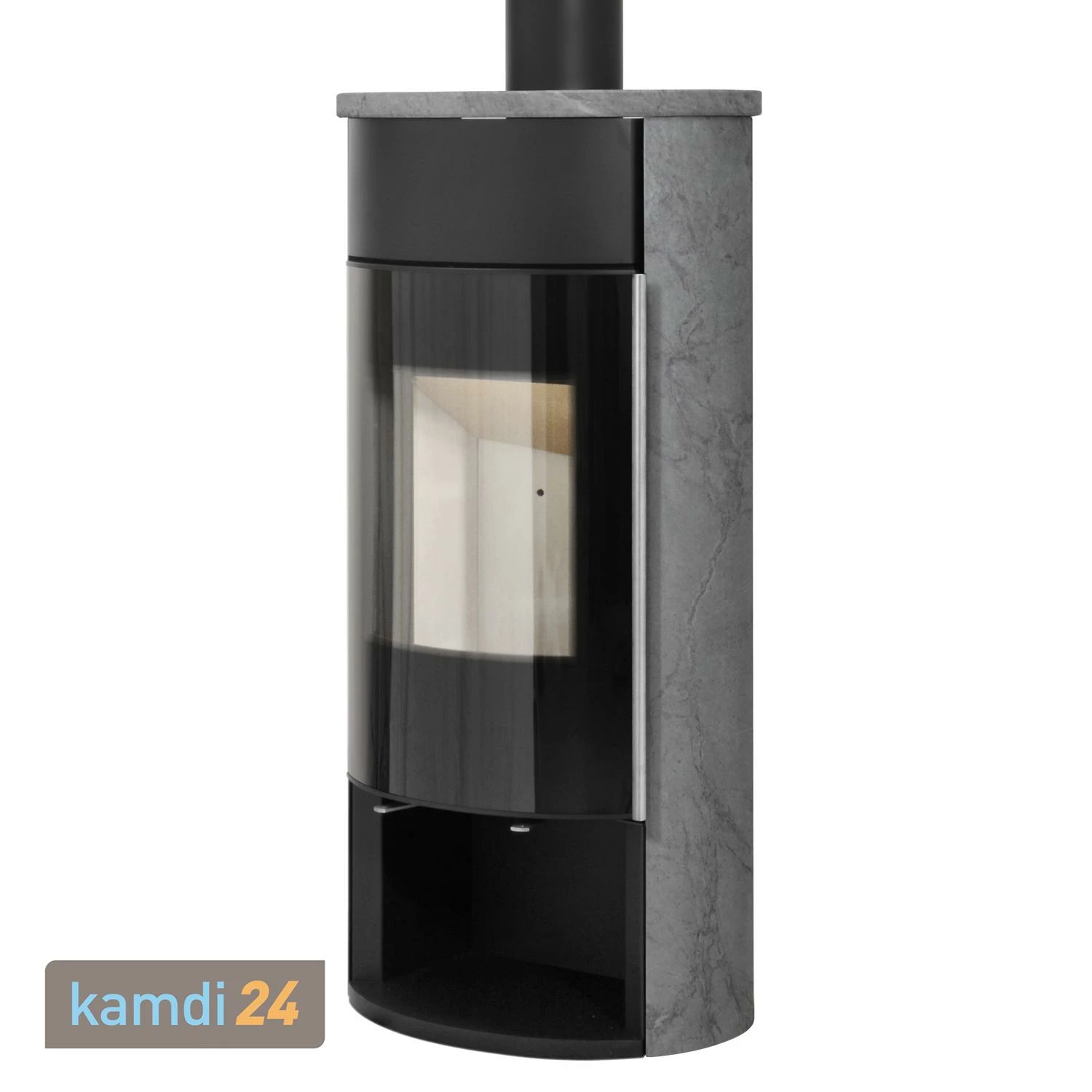 Kaminofen Wasserführend Schmitzker Lecara Speckstein 4 Kaminofen Wasserführend Schmitzker Lecara Speckstein – Bild 2