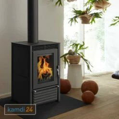 Kaminofen Wasserführend Schmitzker Marbella Compact Schwarz