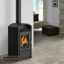 Kaminofen Wasserführend Schmitzker Marbella Mini Schwarz