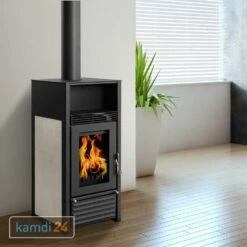 Kaminofen Wasserführend Schmitzker Marbella Up Keramik Beige