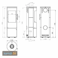 Königshütte Vela Plus Kaminofen Stahl Schwarz -Angebote Kamdi24 Store koenigshuette vela plus kaminofen stahl schwarz 10026 m 4
