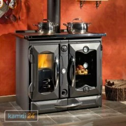 Küchenofen Wasserführend La Nordica Termosuprema Anthrazit