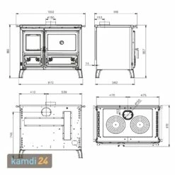 La Nordica Evolution Line Milly Küchenofen Stahl Bianco -Angebote Kamdi24 Store la nordica evolution line milly kuechenofen stahl bianco 15258 m 6