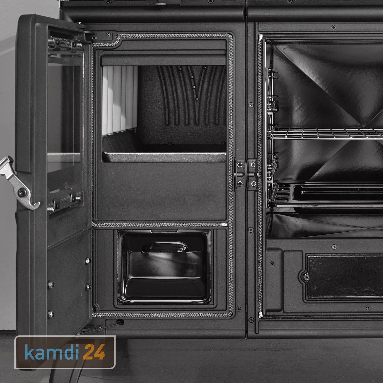 La Nordica Evolution Line Milly Küchenofen Stahl Bordeaux 6 La Nordica Evolution Line Milly Küchenofen Stahl Bordeaux – Bild 4