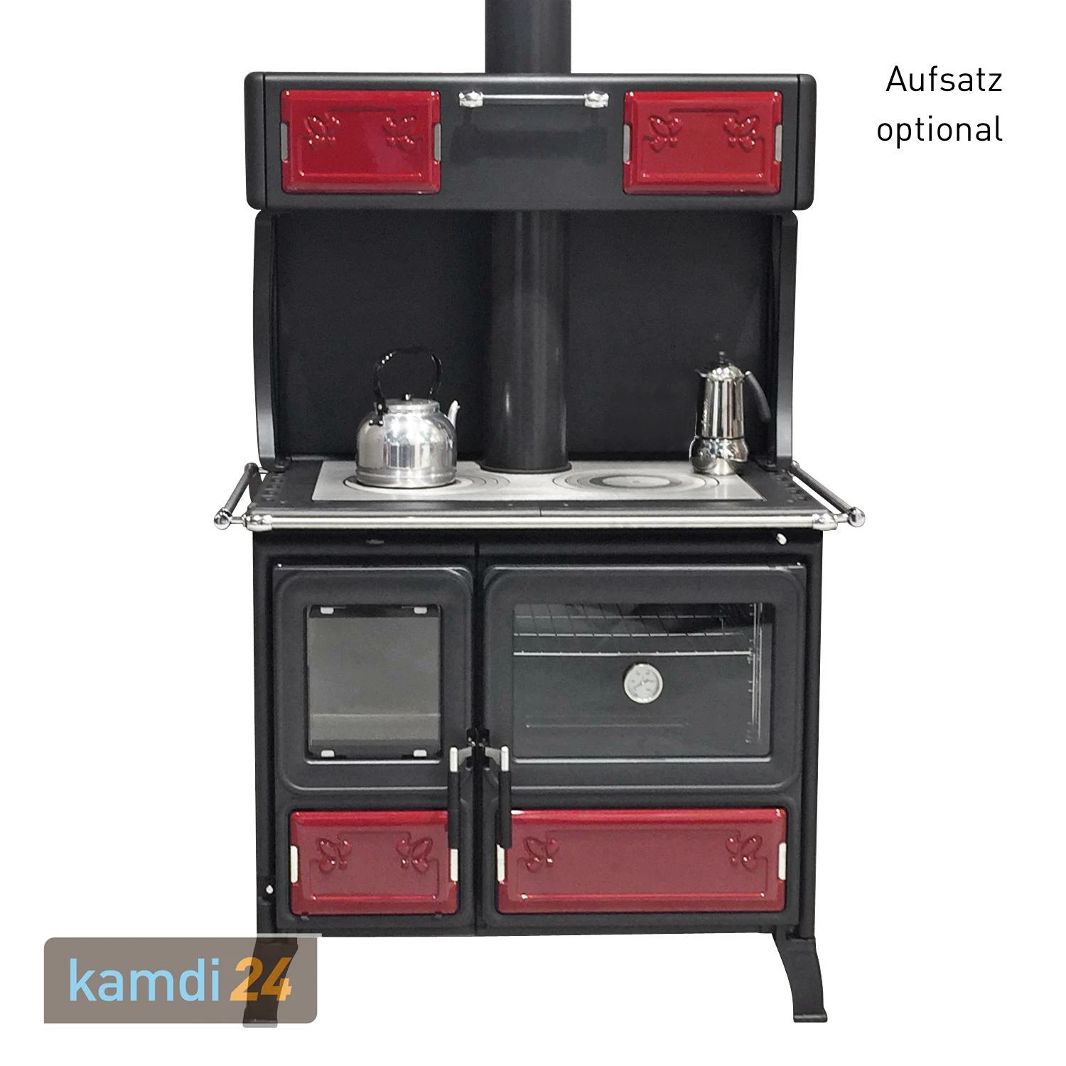 La Nordica Evolution Line Milly Küchenofen Stahl Bordeaux 10 La Nordica Evolution Line Milly Küchenofen Stahl Bordeaux – Bild 8