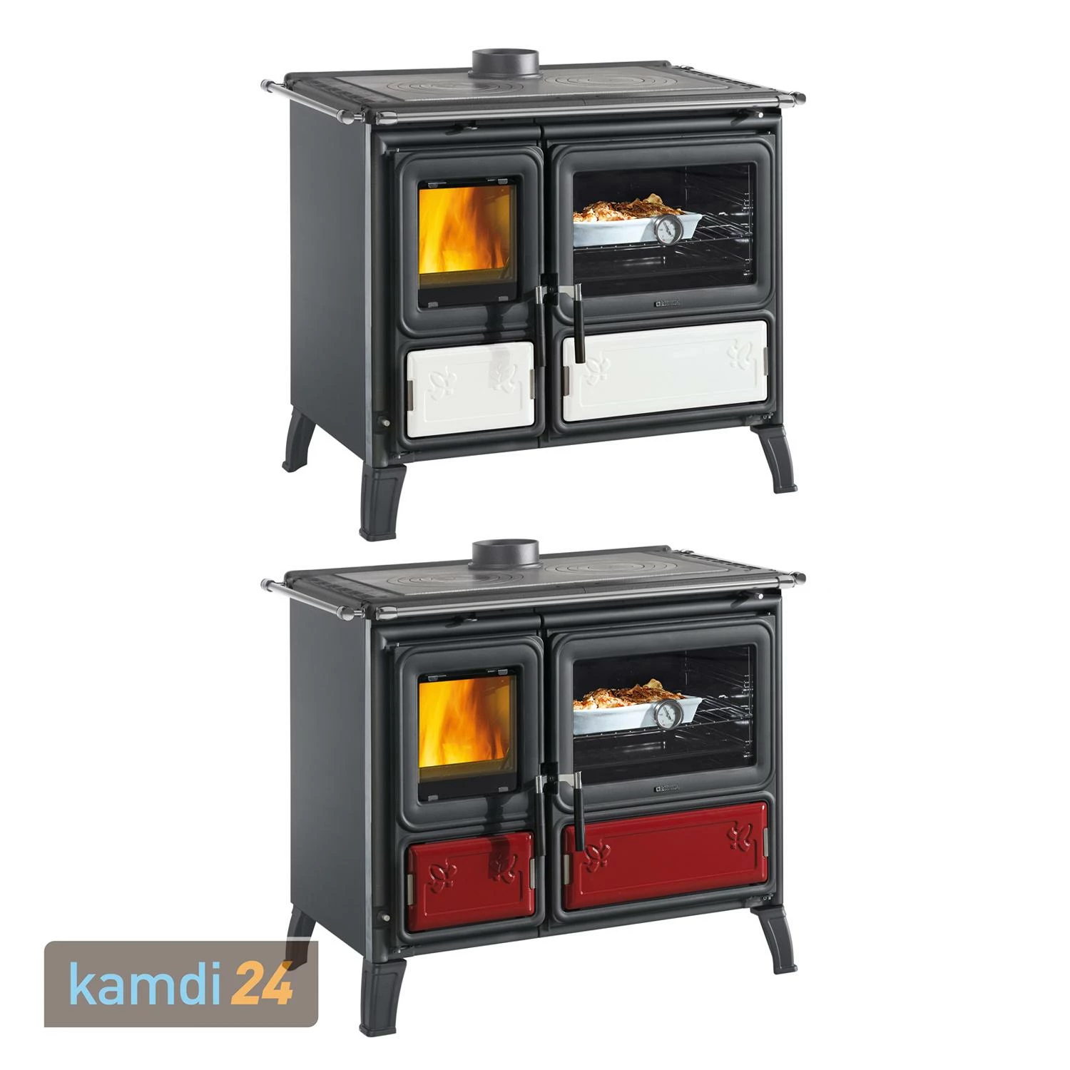 La Nordica Evolution Line Milly Küchenofen Stahl Bordeaux 11 La Nordica Evolution Line Milly Küchenofen Stahl Bordeaux – Bild 9