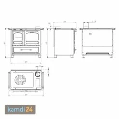 La Nordica Family 4,5 Küchenofen Stahl Weiß -Angebote Kamdi24 Store la nordica family 45 kuechenofen stahl weiss 13954 m 4