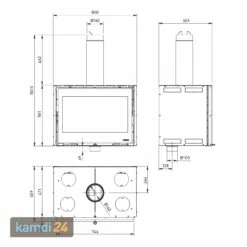 La Nordica Inserto 80 EPS Wide Kamineinsatz -Angebote Kamdi24 Store la nordica inserto 80 eps wide kamineinsatz 24921 m 4