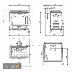 La Nordica Isotta Con Cerchi EVO Kaminofen -Angebote Kamdi24 Store la nordica isotta con cerchi evo kaminofen 115 m 6