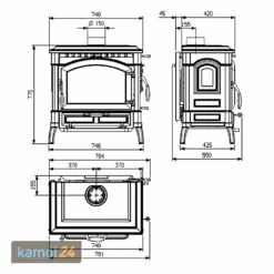 La Nordica Isotta EVO Kaminofen -Angebote Kamdi24 Store la nordica isotta evo kaminofen 2863 m 6