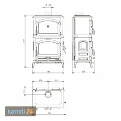 La Nordica Isotta Forno EVO Kaminofen -Angebote Kamdi24 Store la nordica isotta forno evo kaminofen 14992 m 8