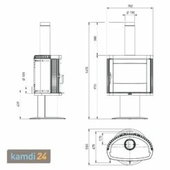 La Nordica Jennifer EPS Kaminofen Gusseisen Schwarz -Angebote Kamdi24 Store la nordica jennifer eps kaminofen gusseisen schwarz 22091 m 11