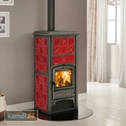 La Nordica Loriet S DSA Wasserführender Kaminofen Bordeaux