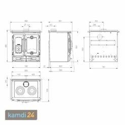 La Nordica Mamy Küchenofen Anthrazit 13 La Nordica Mamy Küchenofen Anthrazit -Angebote Kamdi24 Store la nordica mamy kuechenofen anthrazit 237 m 5