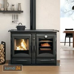 La Nordica Prestige Line Alaska Küchenofen Schwarz Verglast