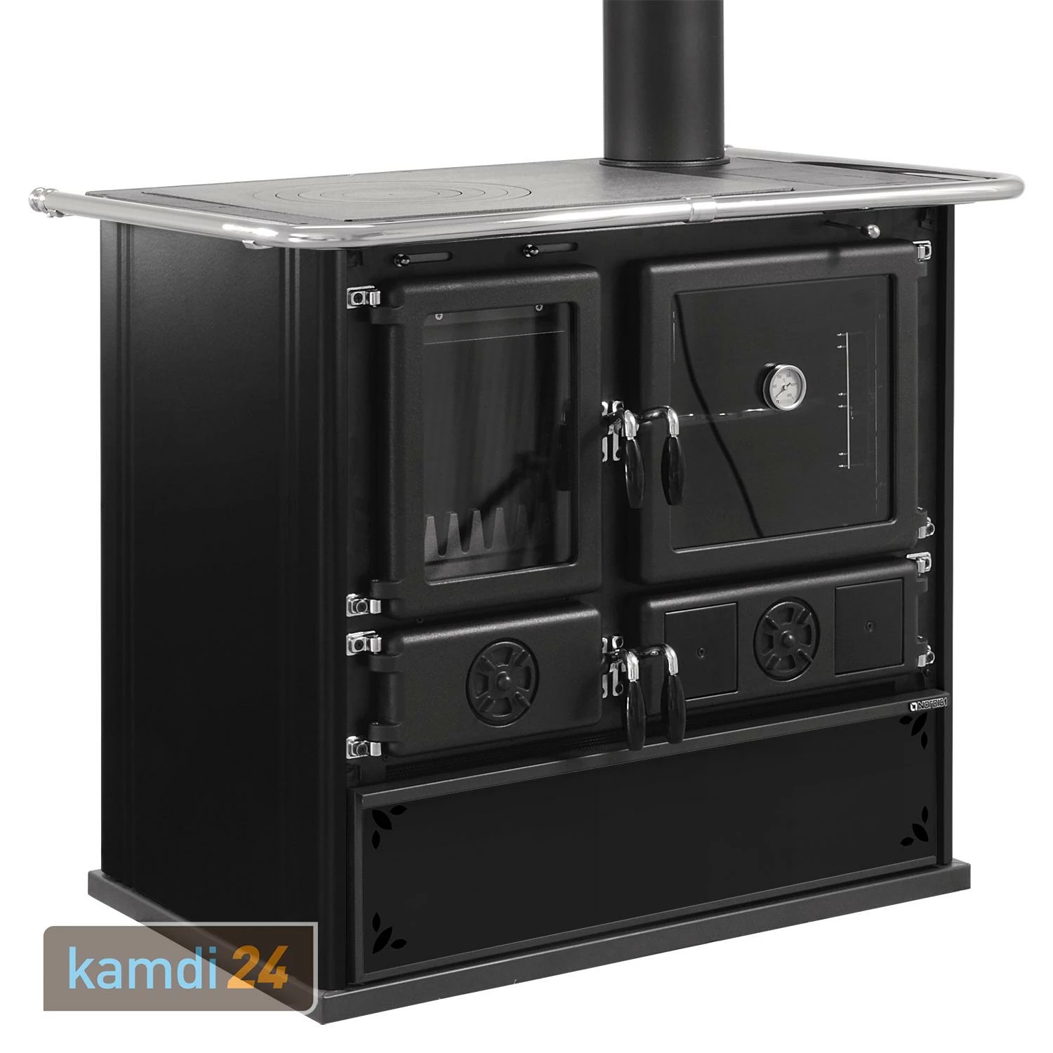 La Nordica Rosa 4.0 Küchenofen Stahl Schwarz 4 La Nordica Rosa 4.0 Küchenofen Stahl Schwarz – Bild 2