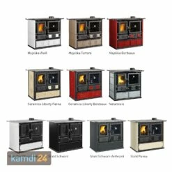 La Nordica Rosa 5.0 Küchenofen Majolika Bordeaux -Angebote Kamdi24 Store la nordica rosa 50 kuechenofen majolika bordeaux 25681 m 10