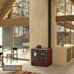 La Nordica Rosa 5.0 Küchenofen Majolika Bordeaux -Angebote Kamdi24 Store la nordica rosa 50 kuechenofen majolika bordeaux 25681 m 8