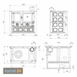La Nordica Rosa 5.0 Küchenofen Majolika Weiß Infinity -Angebote Kamdi24 Store la nordica rosa 50 kuechenofen majolika weiss infinity 25682 m 2