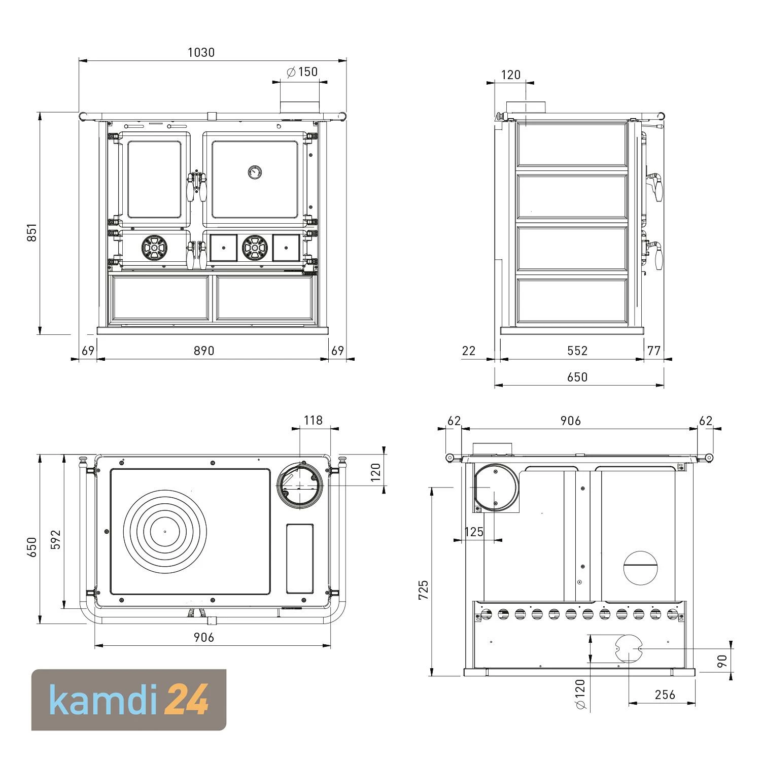 La Nordica Rosa 5.0 Küchenofen Naturstein 13 La Nordica Rosa 5.0 Küchenofen Naturstein – Bild 11