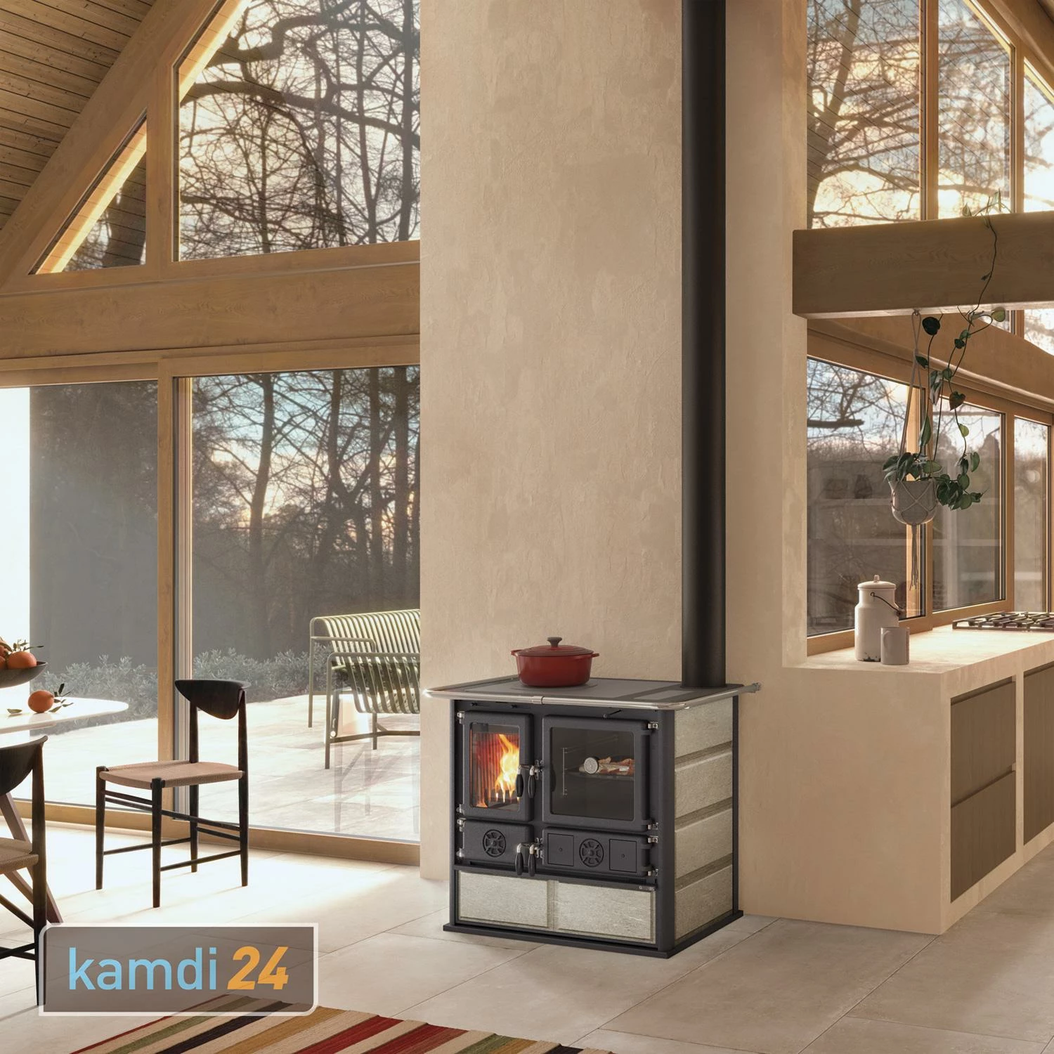 La Nordica Rosa 5.0 Küchenofen Naturstein 12 La Nordica Rosa 5.0 Küchenofen Naturstein – Bild 10