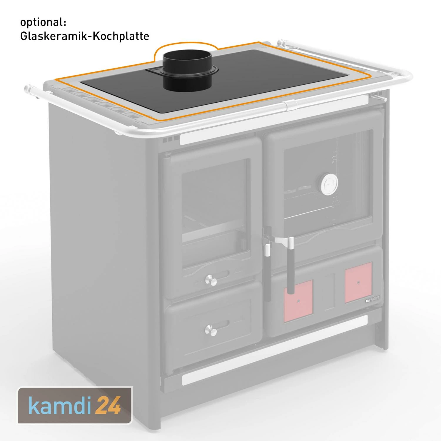 La Nordica Rosa L Küchenofen Anthrazit 12 La Nordica Rosa L Küchenofen Anthrazit – Bild 10