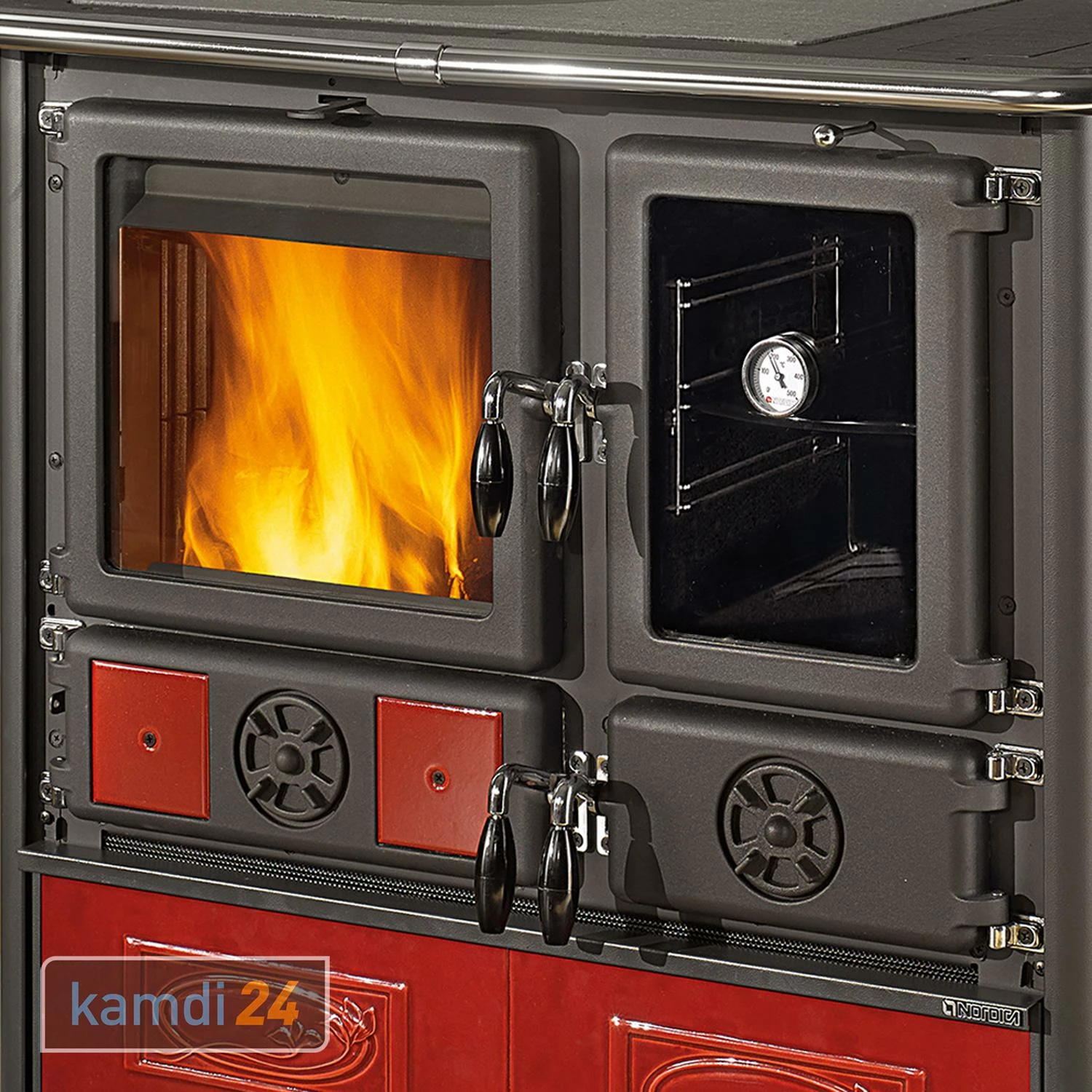 La Nordica Rosa Reverse 2.0 Küchenofen Liberty Bordeaux 5 La Nordica Rosa Reverse 2.0 Küchenofen Liberty Bordeaux – Bild 3