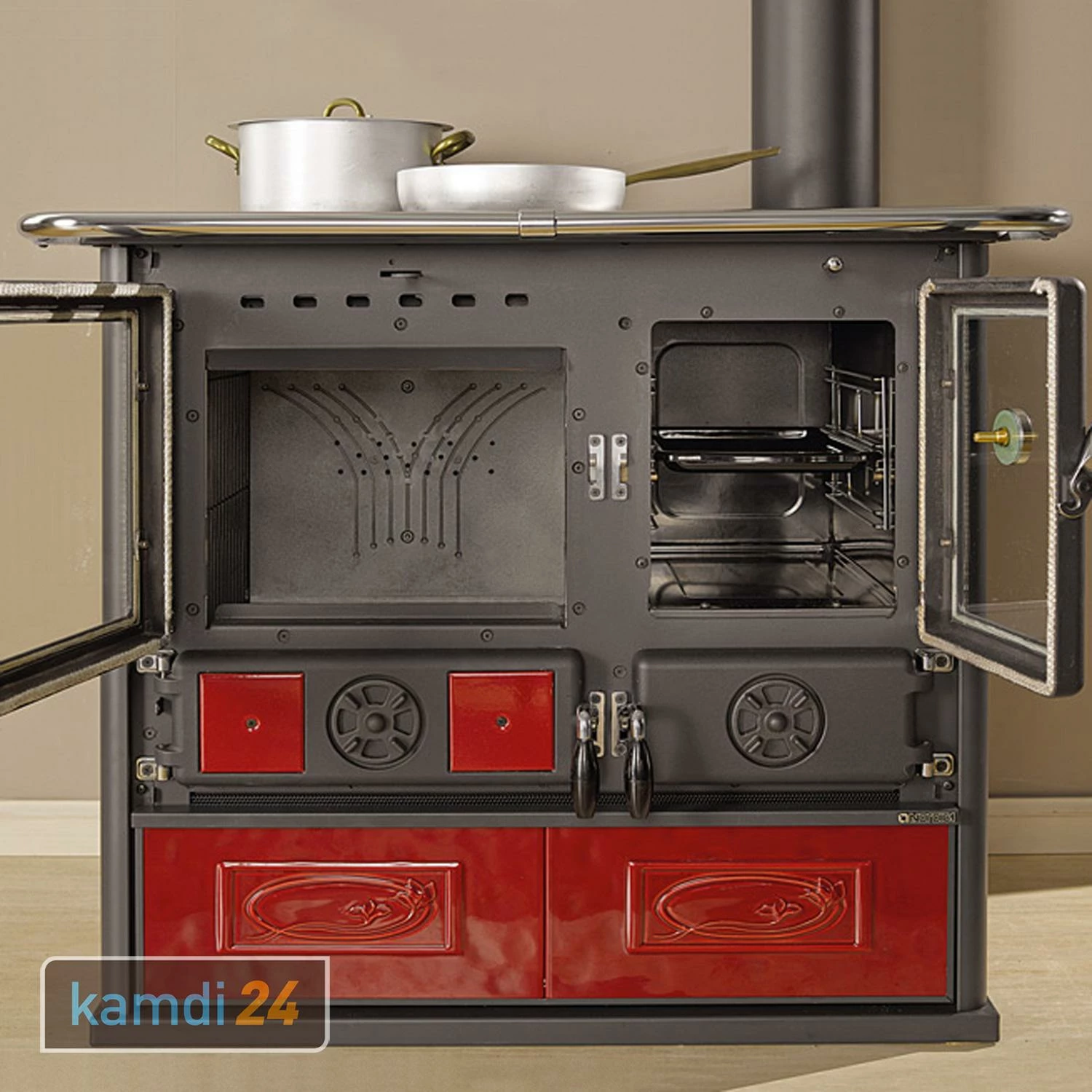 La Nordica Rosa Reverse 2.0 Küchenofen Liberty Bordeaux 6 La Nordica Rosa Reverse 2.0 Küchenofen Liberty Bordeaux – Bild 4