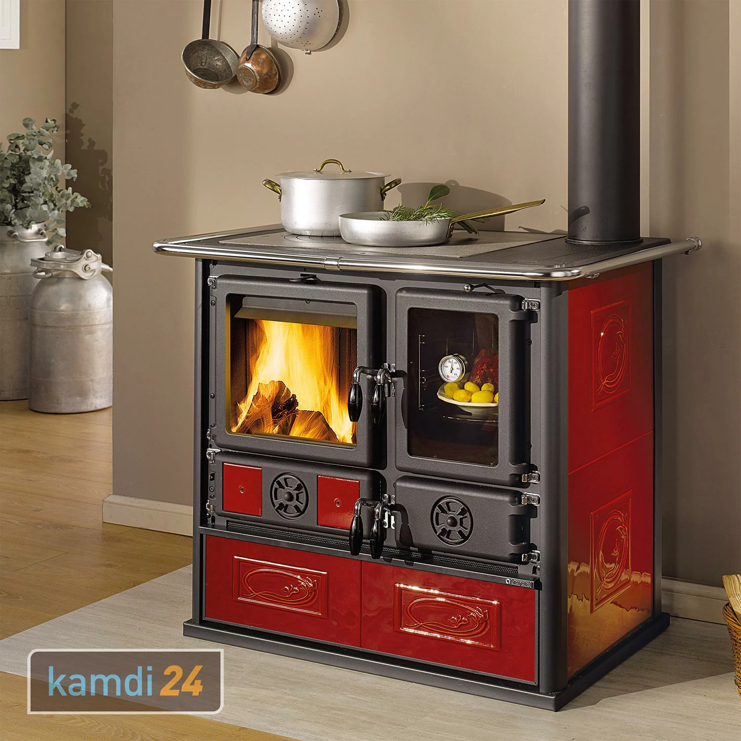 La Nordica Rosa Reverse 2.0 Küchenofen Liberty Bordeaux 3 La Nordica Rosa Reverse 2.0 Küchenofen Liberty Bordeaux