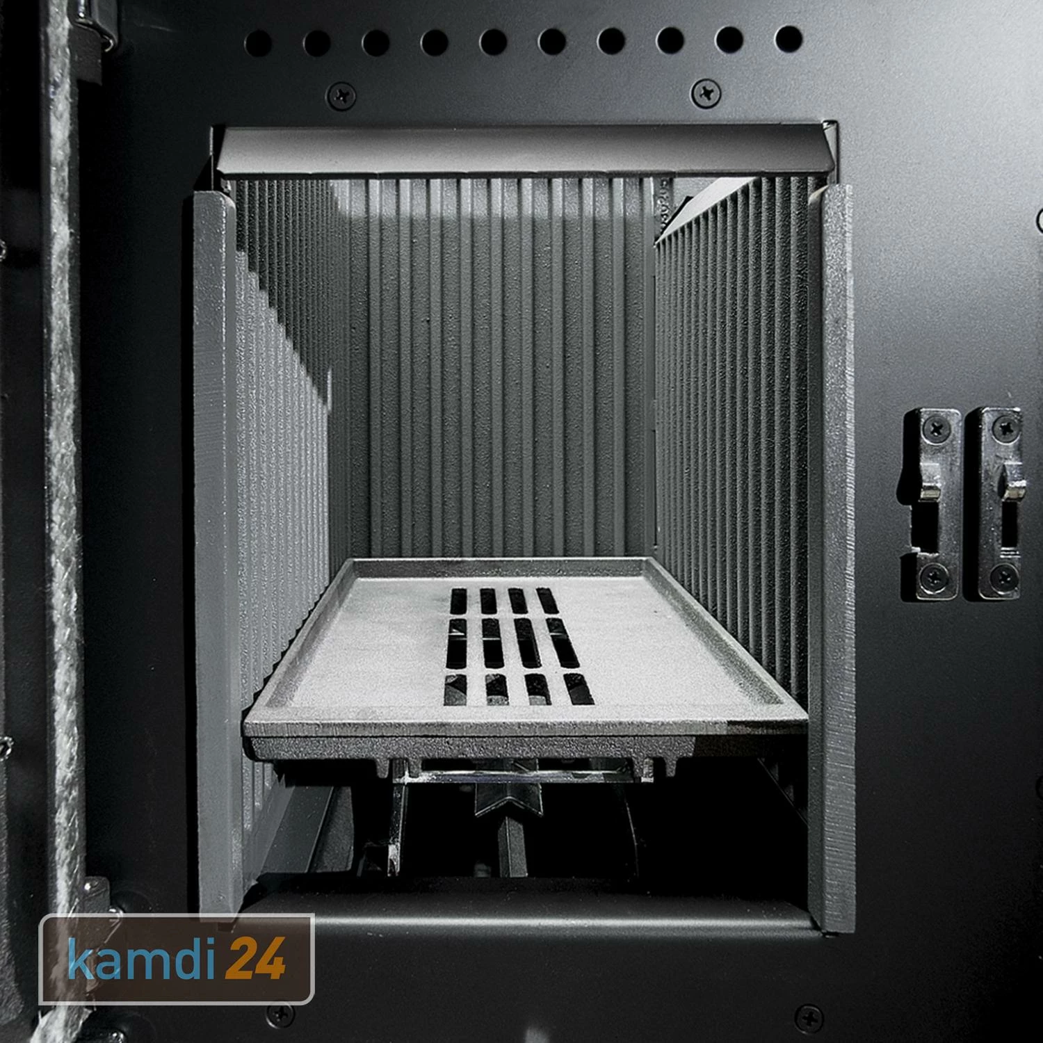 La Nordica Rosetta BII Küchenofen Majolika Tortora 5 La Nordica Rosetta BII Küchenofen Majolika Tortora – Bild 3