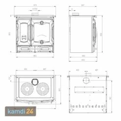 La Nordica Suprema 4.0 Küchenofen Guss Tortora -Angebote Kamdi24 Store la nordica suprema 40 kuechenofen guss tortora 21276 m 6